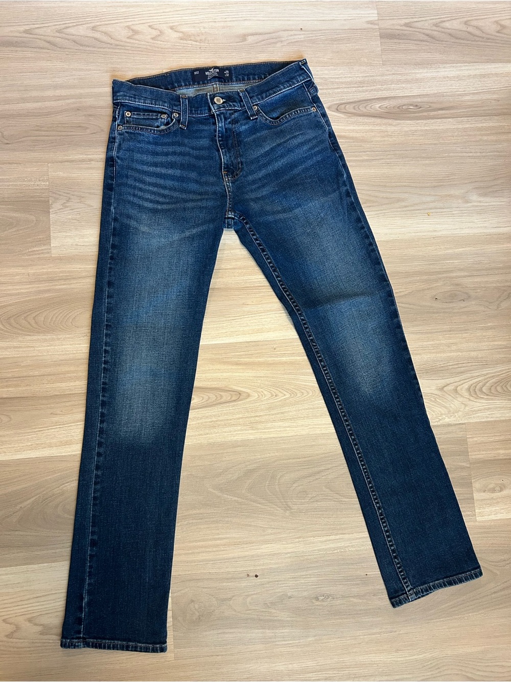 Hollister Men's Indigo Slim Straight Jeans